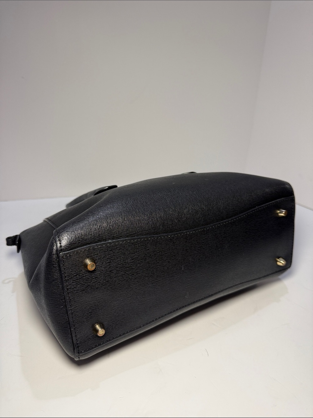 Furla Black Saffiano Leather Satchel - Picture 11 of 15
